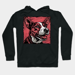 Retro Art Basenji Dog Lover Hoodie